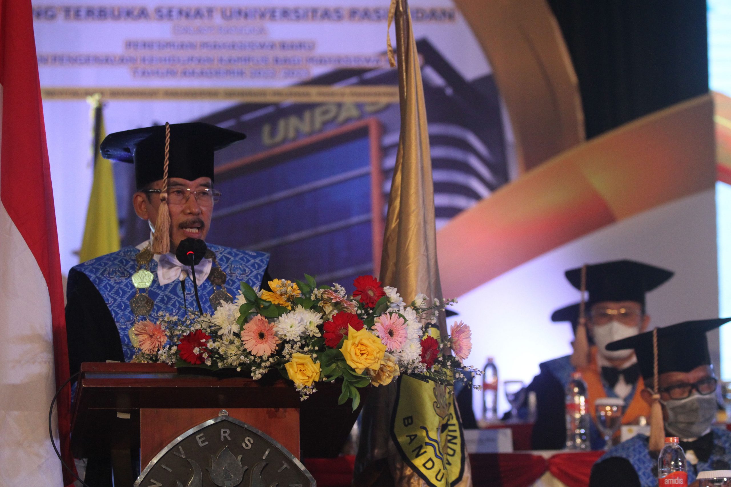 Rektor Universitas Pasundan, Prof. Dr. Ir. H. Eddy Jusuf Sp., M.Si., M. Kom. I.P.U.