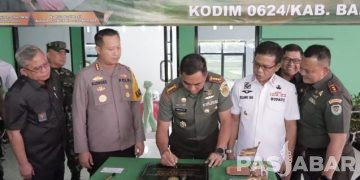 Kapolresta Bandung Hadiri Peresmian Koramil 2416/Pacet Kabupaten Bandung