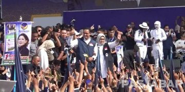 Kampanye Capres Anies Baswedan di Kota Bandung, Janjikan Harga Sembako Terjangkau
