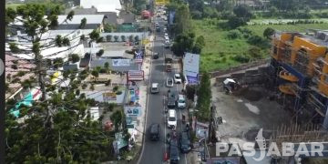 Lalu Lintas Menuju Objek Wisata Lembang Ramai di Awal Tahun 2024