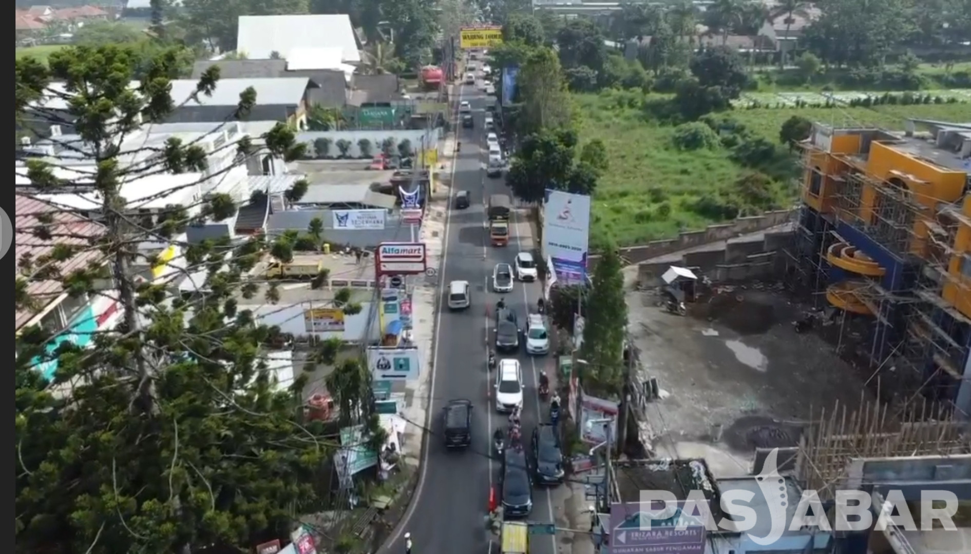 Lalu Lintas Menuju Objek Wisata Lembang Ramai Di Awal Tahun 2024