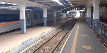 Suasana Stasiun Bandung Sepi, Pasca Kecelakaan di Kawasan Haurpugur Cicalengka