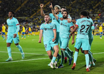 Berlangsung Dramatis, Blaugrana Menang 2-1 atas Las Palmas