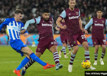 West Ham United Ditahan Imbang oleh Brighton and Hove Albion di Stadion London