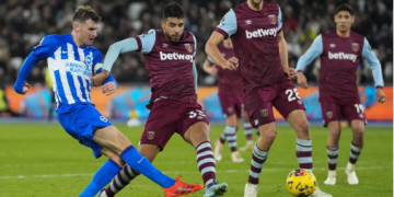 West Ham United Ditahan Imbang oleh Brighton and Hove Albion di Stadion London