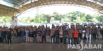 Jelang Masa Tenang, Bawaslu Kabupaten Bandung Gelar Apel Siaga