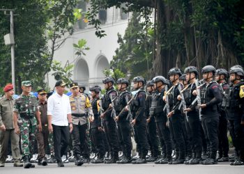 Belasan Ribu Personel Gabungan Dikerahkan Amankan Pemilu 2024 di Jabar