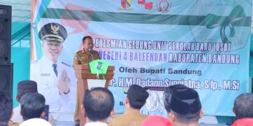 Bupati Bandung Resmikan SMP Negeri 4 Baleendah