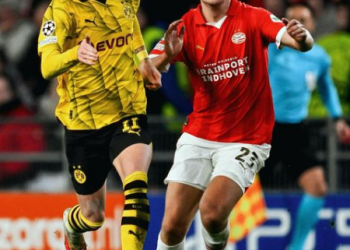 Laga Antara PSV Eindhoven vs Borussia Dortmund Berakhir Imbang 1-1