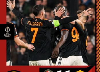 Feyenoord Vs AS Roma Berakhir Imbang 1-1