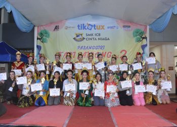 Meriah! Siswa SMP se-Jabar Ikuti Pasanggiri Tari Jaipong Vol 2