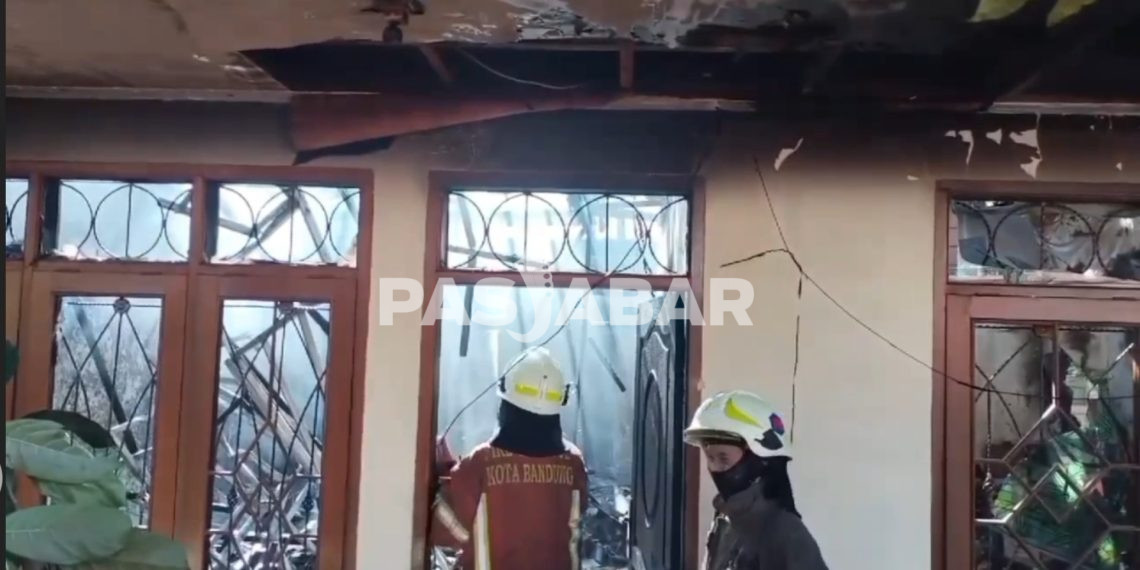 Rumah Laundry di Kota Bandung Terbakar, Ini Penyebabnya