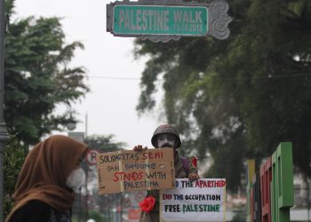 Foto: Aksi Solidaritas Seni bagi Palestina
