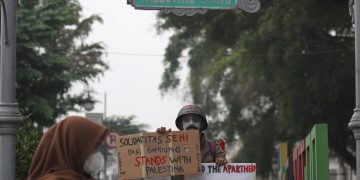 Foto: Aksi Solidaritas Seni bagi Palestina
