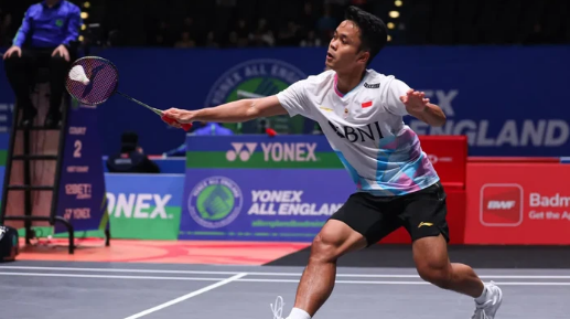 All England 2024: Anthony Sinisuka Ginting Lolos ke Semifinal, Singkirkan Viktor Axelsen
