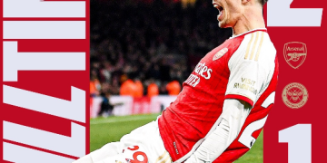 Arsenal vs Brentford: The Gunners Bertengger di Puncak Klasemen