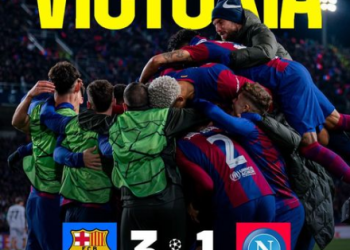 Barcelona vs Napoli: Blaugrana Tundukan Partenopei 3-1, Barcelona Lolos ke Perempat Final Liga Champions