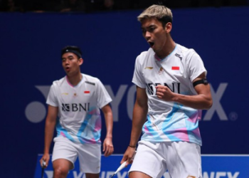 Berhasil Kalahkan Pasangan China dalam 41 Menit, Ganda Putra Indonesia Melaju ke Babak 16 Besar Swiss Open 2024