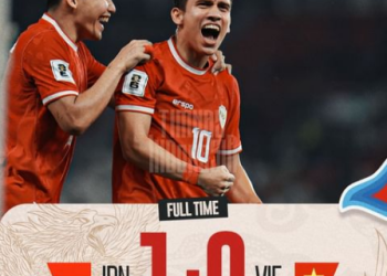 Timnas Indonesia Gilas Vietnam 1-0