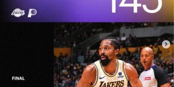 Hasil NBA: Lakers Kalahkan Pacers 150-145