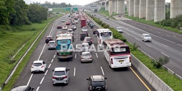 Arus Balik di Tol Purbaleunyi Mengalami Kemacetan