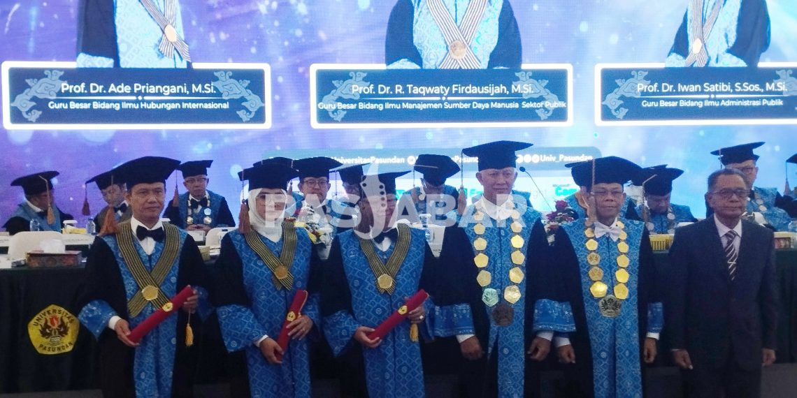Universitas Pasundan Hari Ini Kukuhkan Kembali Tiga Guru Besar
