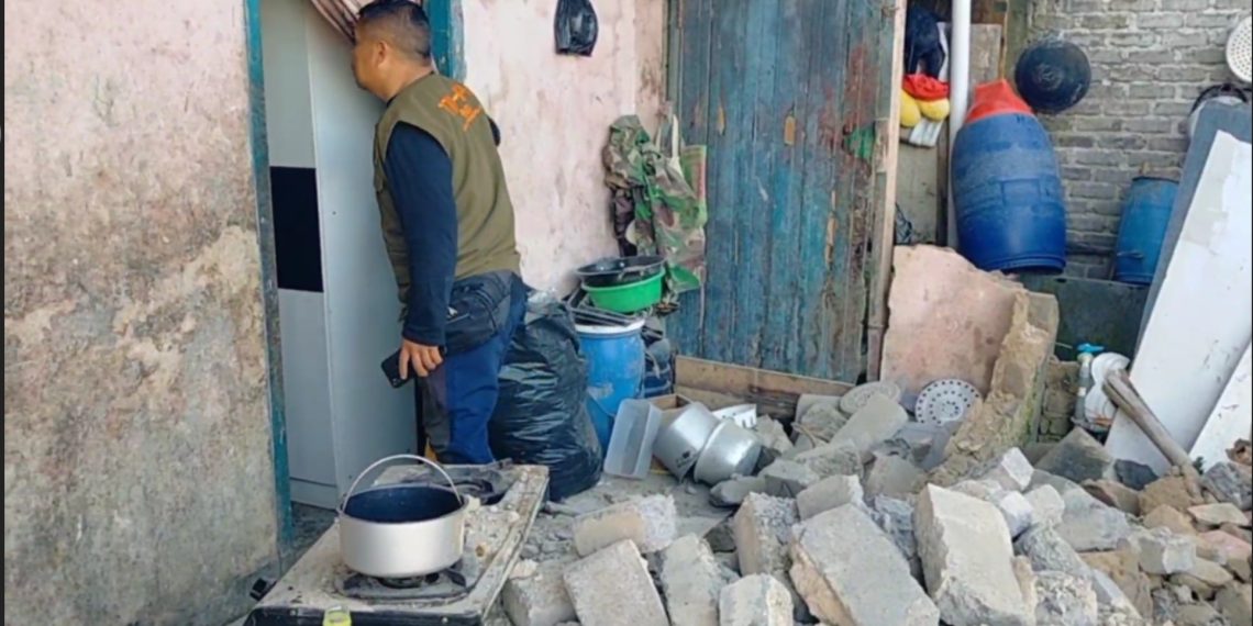 Gempa Garut Merusak Rumah Warga di Kabupaten Bandung Barat