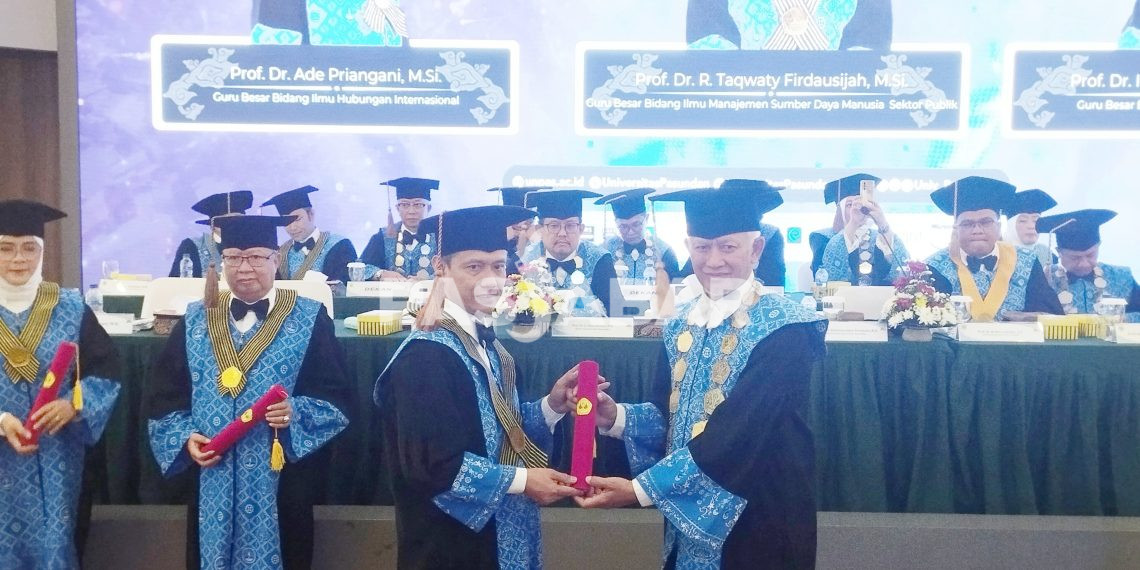 Orasi Ilmiah Prof Iwan Satibi Bahas Konstruksi Model Sinergitas Kebijakan Publik Berbasis Etis