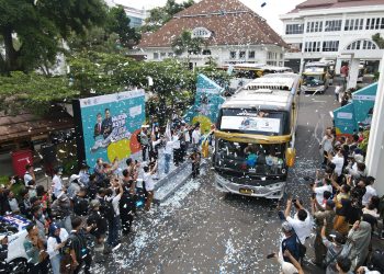Bio Farma Berangkatkan 486 Pemudik dalam Program Mudik Asyik BUMN 2024