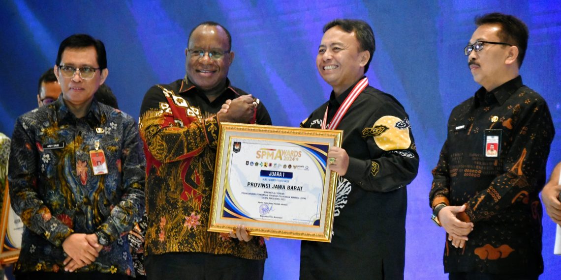 SPM Awards 2024, Jabar Jadi Provinsi Terbaik Pertama
