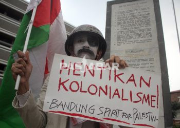 FOTO PASJABAR: AKSI SENIMAN UNTUK PALESTINA