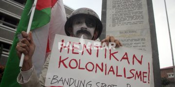 FOTO PASJABAR: AKSI SENIMAN UNTUK PALESTINA