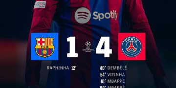 Gesture Ronald Araujo saat Dikartu Merah