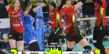 Spike Giovanna “Gia” Milana Tidak Mampu Dibendung Bandung BJB Tandamata