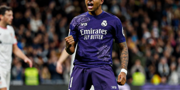 Rodrygo memborong semua gol yang dicetak Real Madrid. (foto: instagram/@realmadrid)