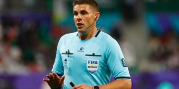 Wasit Kontroversial Shaun Evans akan Pimpin Laga Timnas Indonesia U-23 vs Korea Selatan U-23