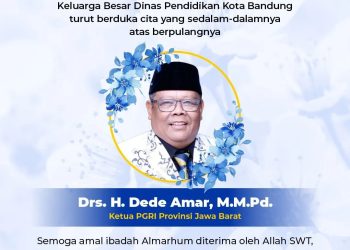 Ketua PGRI Jawa Barat Meninggal Dunia
