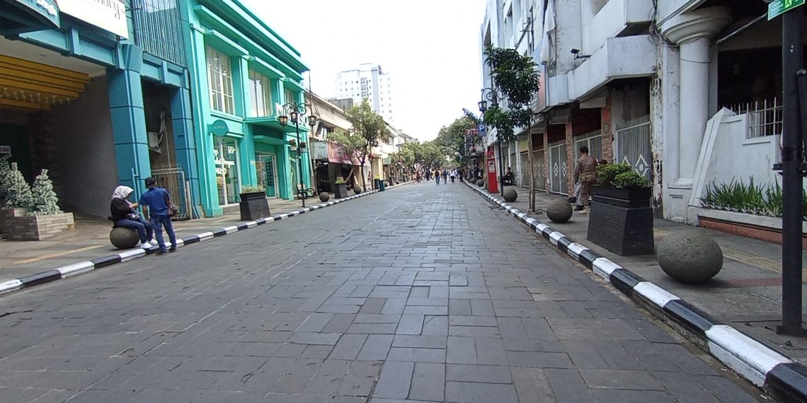 Begini Situasi Hari Pertama Jalan Braga Tanpa Kendaraan
