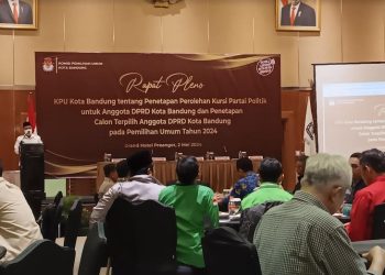Hasil Perolehan Kursi Partai Politik di DPRD Kota Bandung