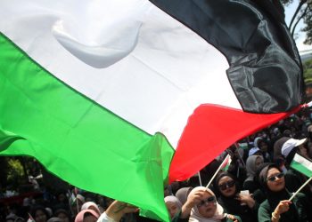 FOTO : Aksi Mahasiswa Bela Palestina