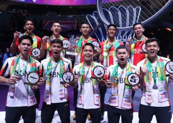 Kalah Mental dari Cina, Tim Thomas dan Uber Indonesia Gagal Raih Juara