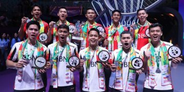 Kalah Mental dari Cina, Tim Thomas dan Uber Indonesia Gagal Raih Juara