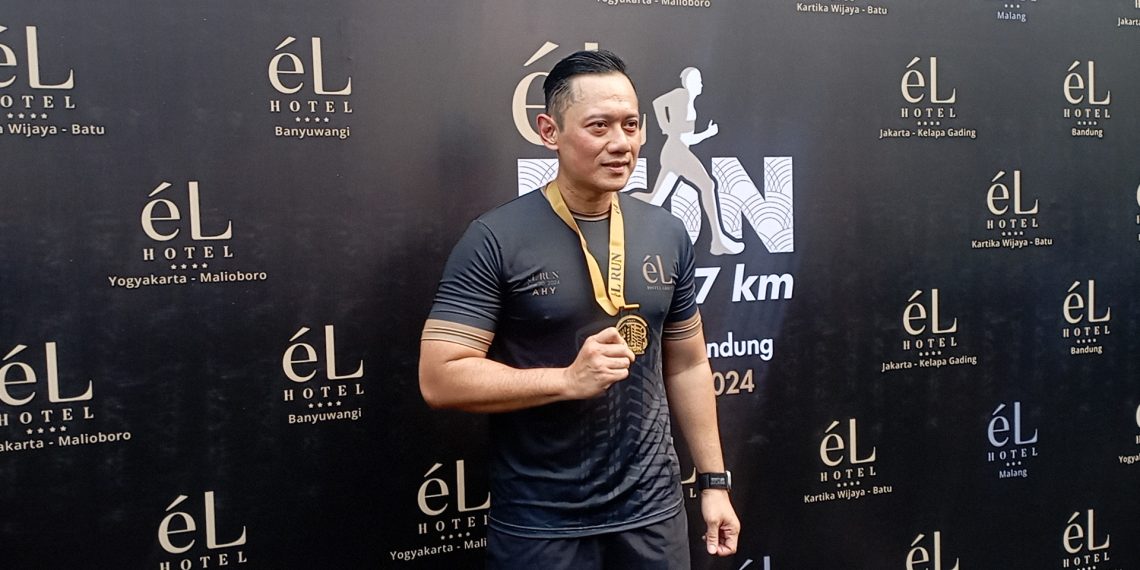 Menteri AHY Membuka eL Run 2024, Apresiasi Rute yang Tunjukan Keindahan Kota Bandung