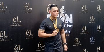 Menteri AHY Membuka eL Run 2024, Apresiasi Rute yang Tunjukan Keindahan Kota Bandung