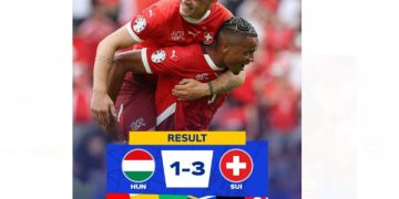 Piala Eropa 2024 : Swiss Kalahkan Hungaria 3-1, Michel Aebischer Siap Bersinar Euro 2024