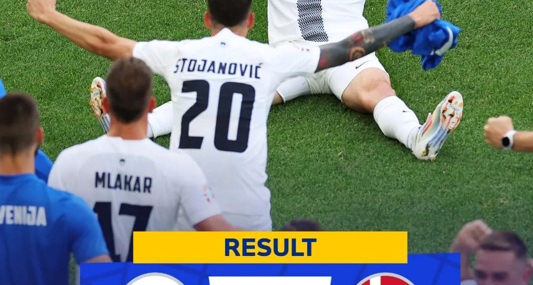 Piala Eropa 2024: Tim Dinamit Denmark ditahan Imbang Slovenia 1-1