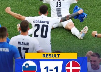 Piala Eropa 2024: Tim Dinamit Denmark ditahan Imbang Slovenia 1-1