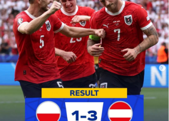 Piala Eropa 2024: Austria Hajar Polandia 3-1 di Matchday Kedua Grup D Euro 2024