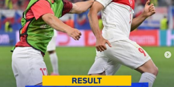 Piala Eropa 2024: Turki Kalahkan  Republik Ceko Lolos ke 16 Besar