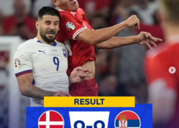 Piala Eropa 2024: Tidak Ada Pemenang di Laga Denmark Vs Serbia